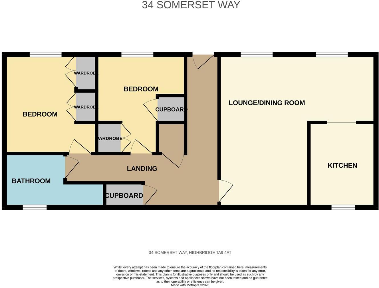 Somerset Way, Highbridge floorplan