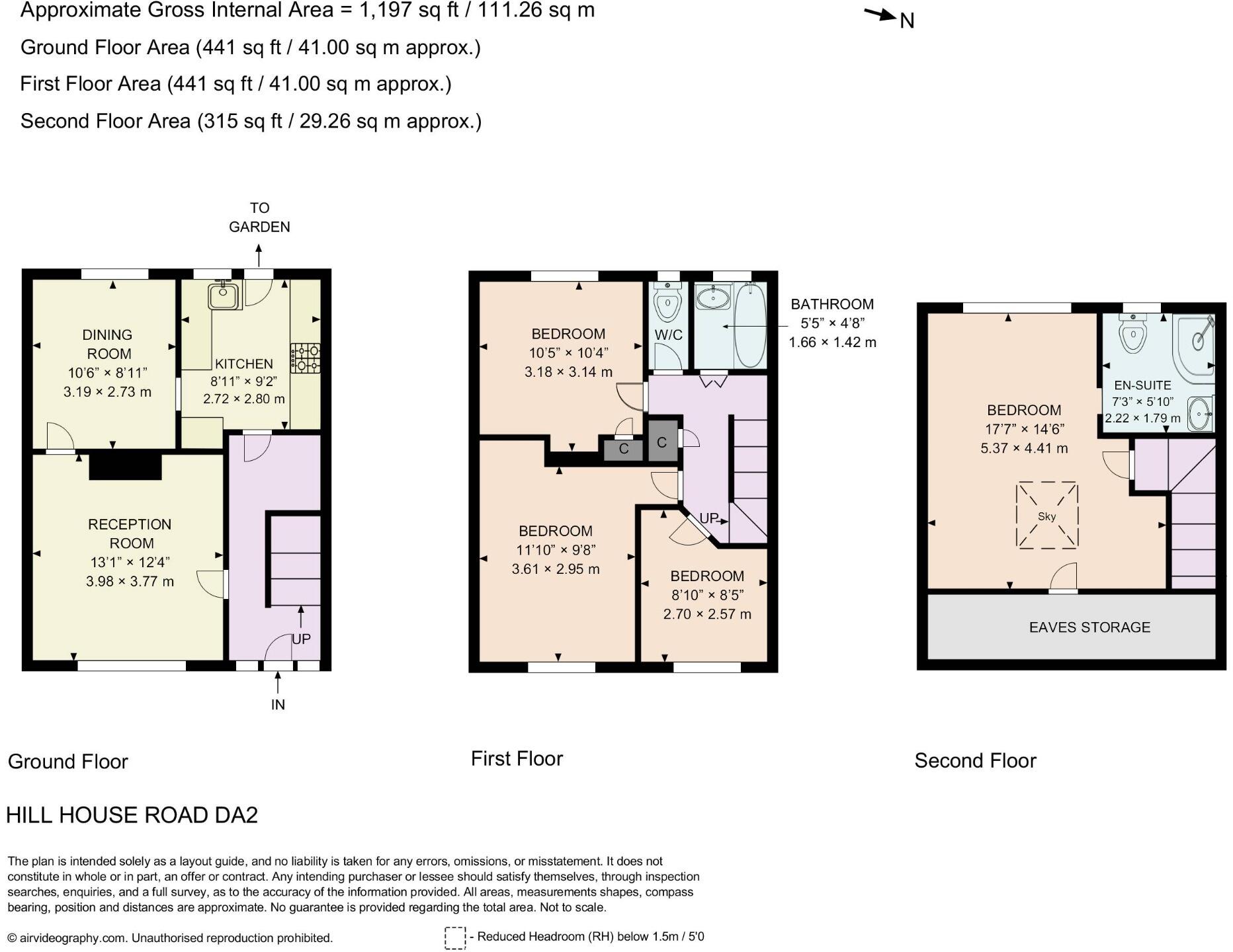 Hill House Road, Dartford, Kent, DA2 6EX floorplan
