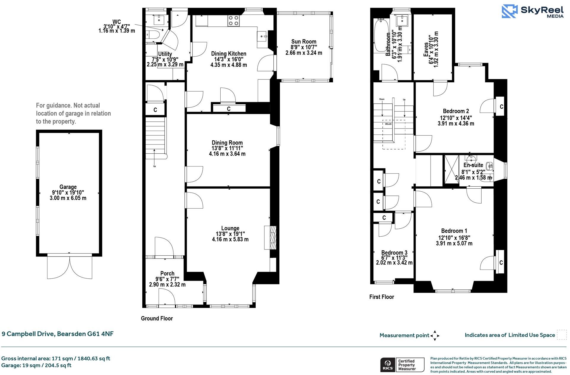 Campbell Drive, Bearsden floorplan