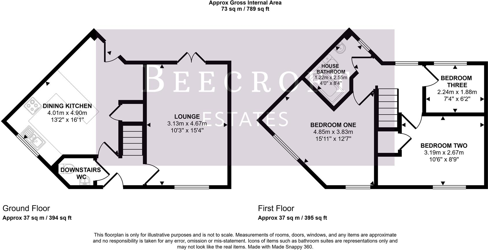 Larch Place, Barnsley floorplan