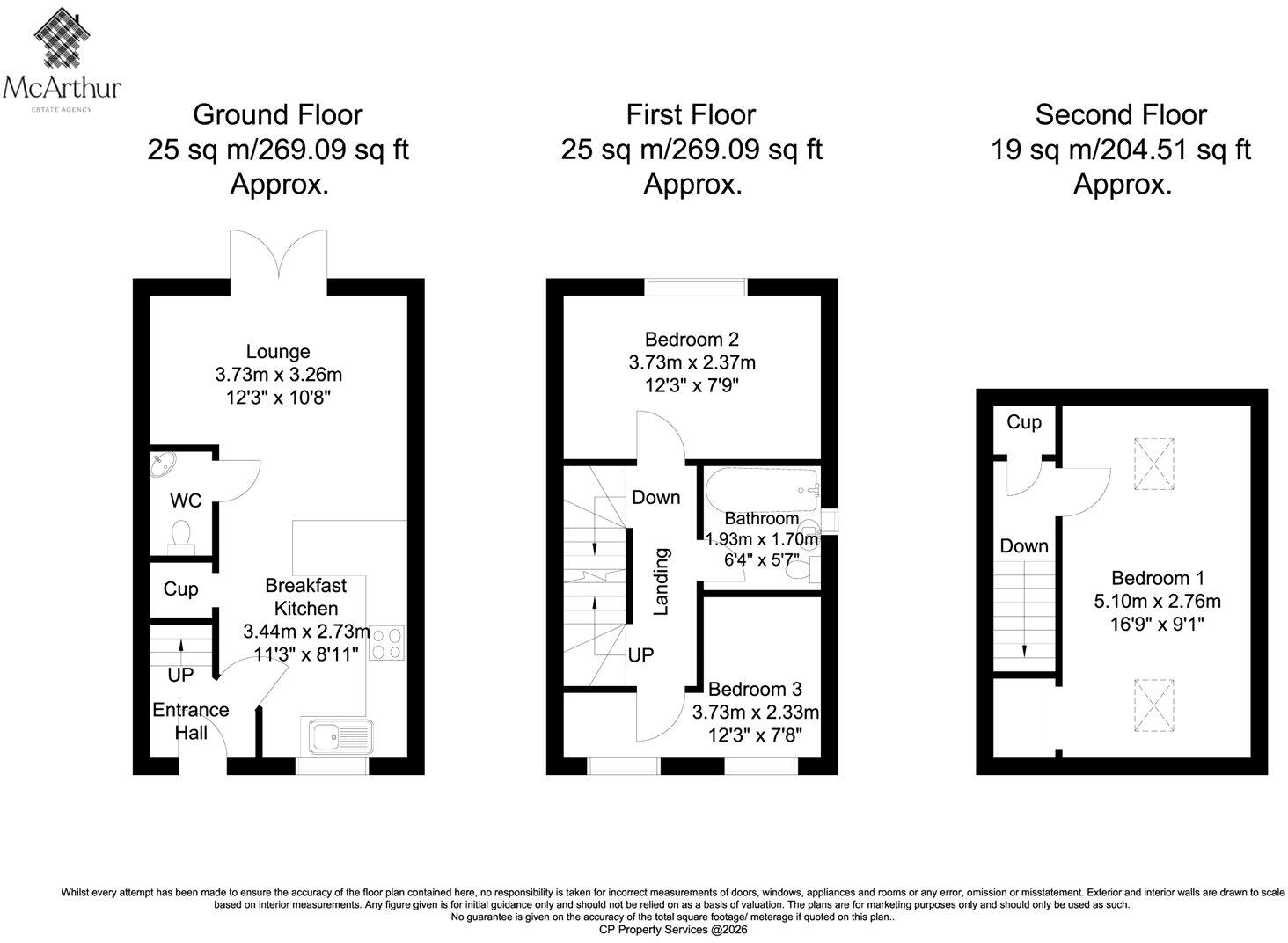Dominion Rd, Scawthorpe, Doncaster, South Yorkshire, DN5 floorplan