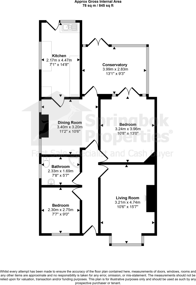 Branksome Drive, Shipley, West Yorkshire floorplan