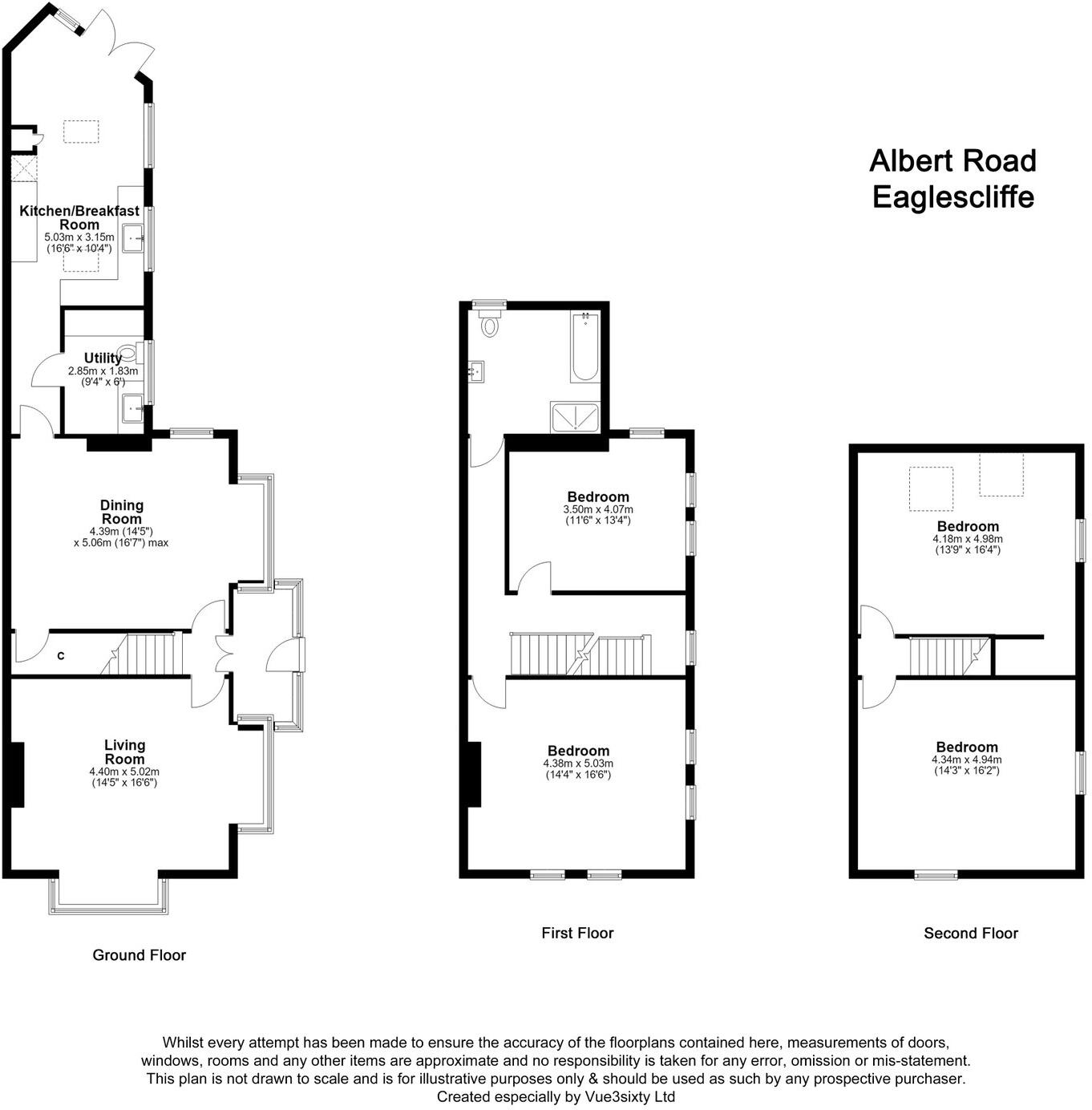 Albert Road,Eaglescliffe,Stockton-on-tees,TS16 0DB floorplan