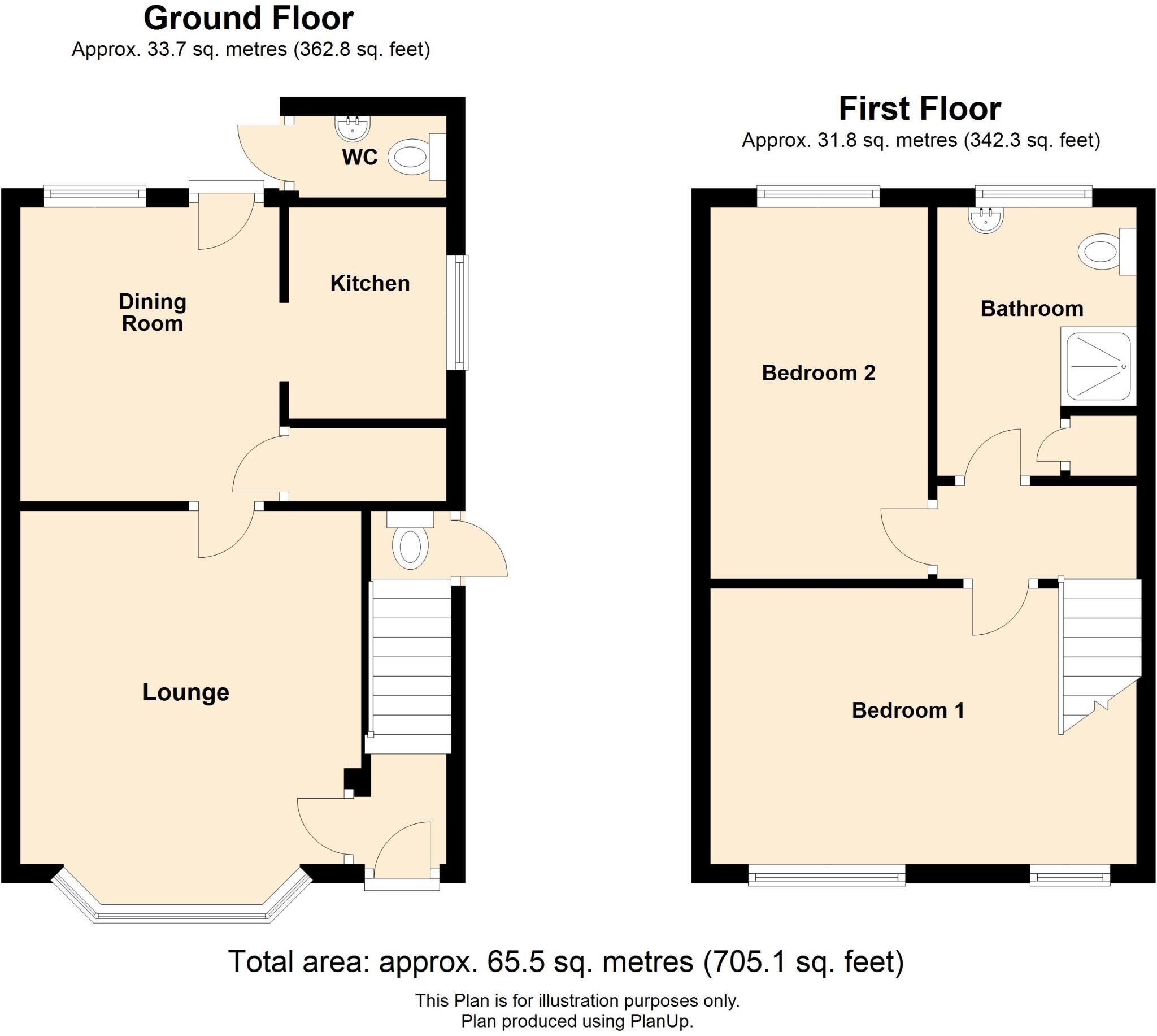 2 Washbrook Lane, Allesley, Coventry, West Midlands CV5 9FG floorplan
