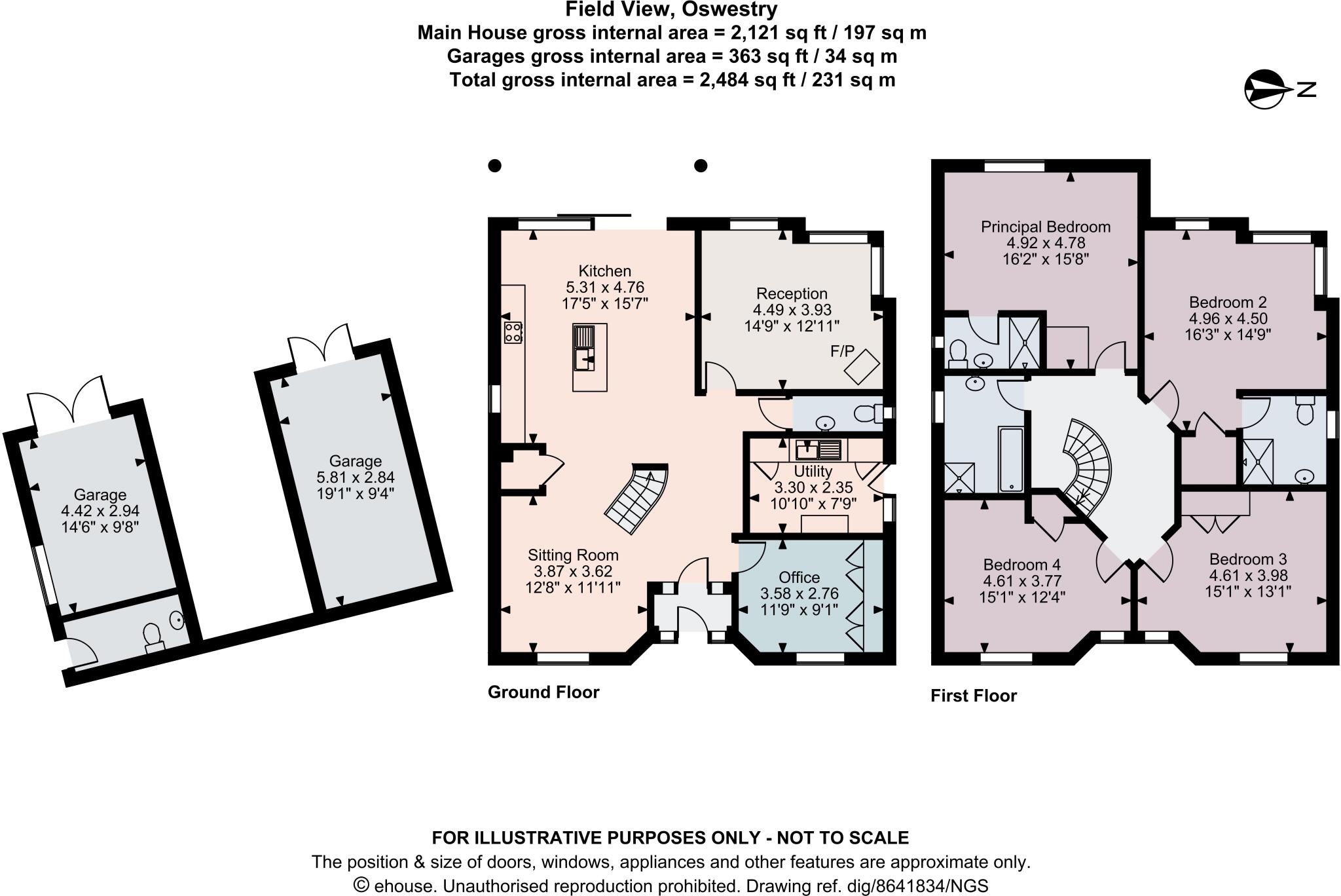 Old Chirk Road, Weston Rhyn, Oswestry, Shropshire, SY10 floorplan