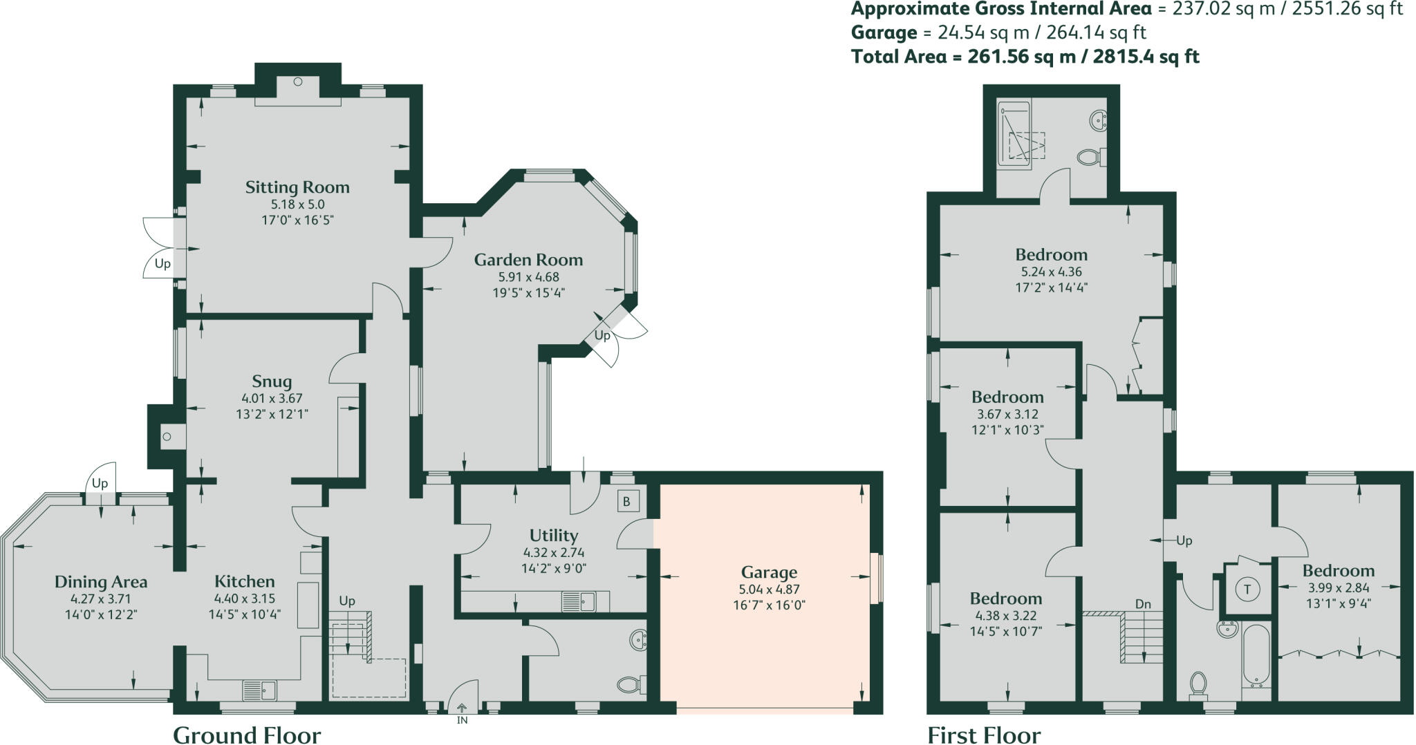 The Old School, Gaulby floorplan