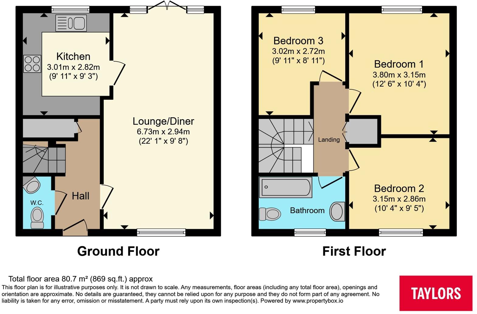 Megginson Way, Shortstown, Bedford, Bedfordshire, MK42 floorplan