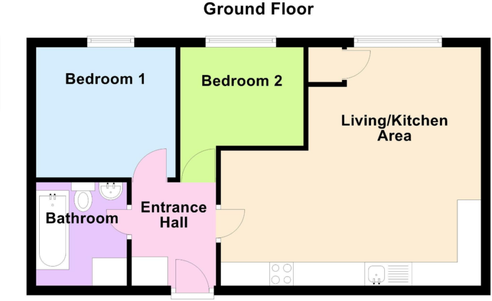 Flat 32, 19 Yeoman Street, Leicester, LE1 1UT floorplan