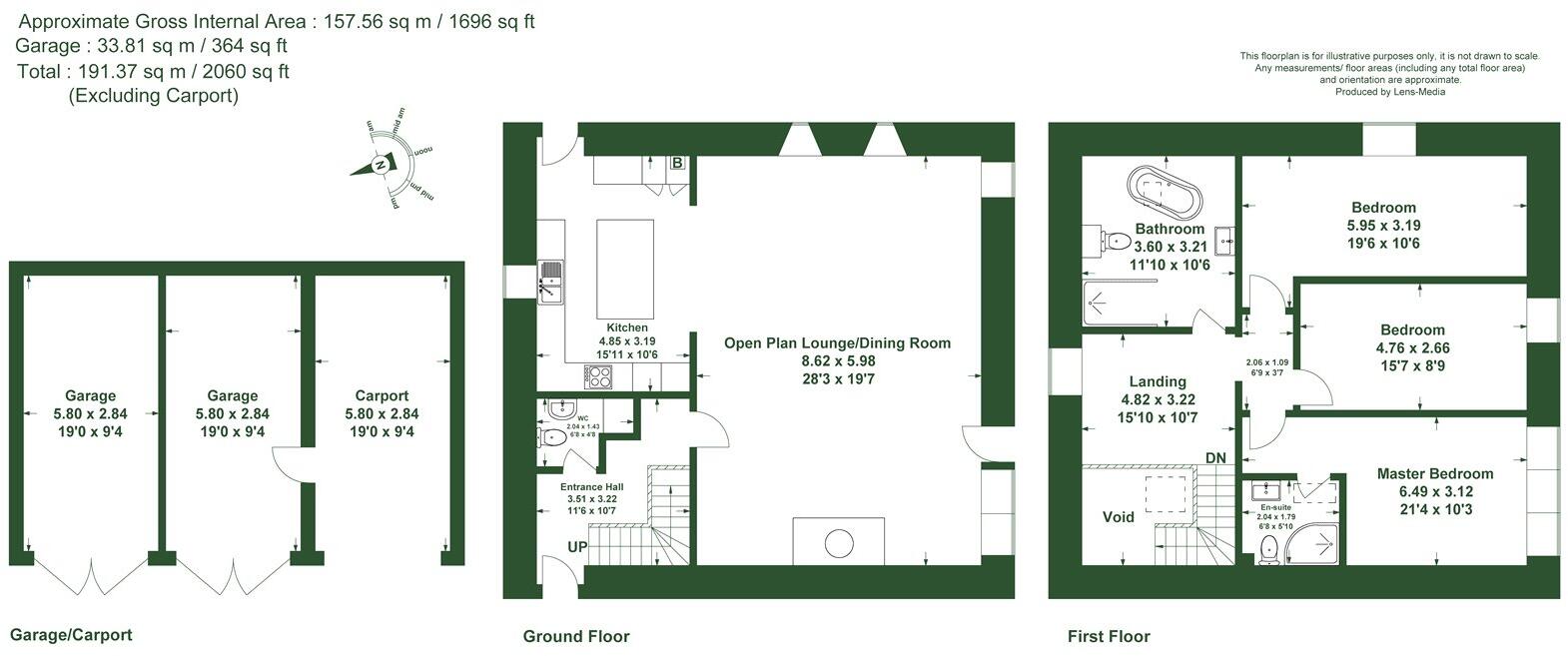 Milnthorpe Road, Yealand Conyers, Carnforth, Lancashire floorplan