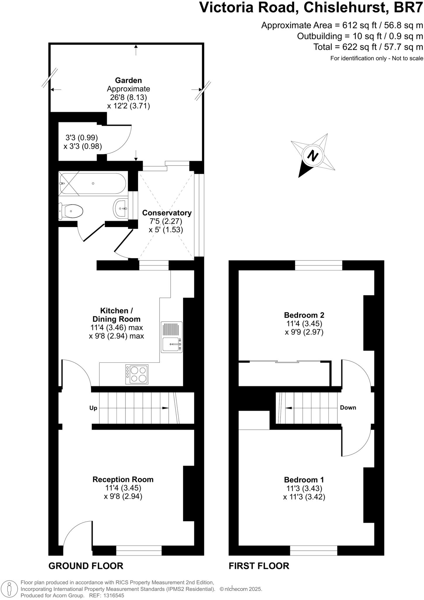Victoria Road Chislehurst BR7 floorplan