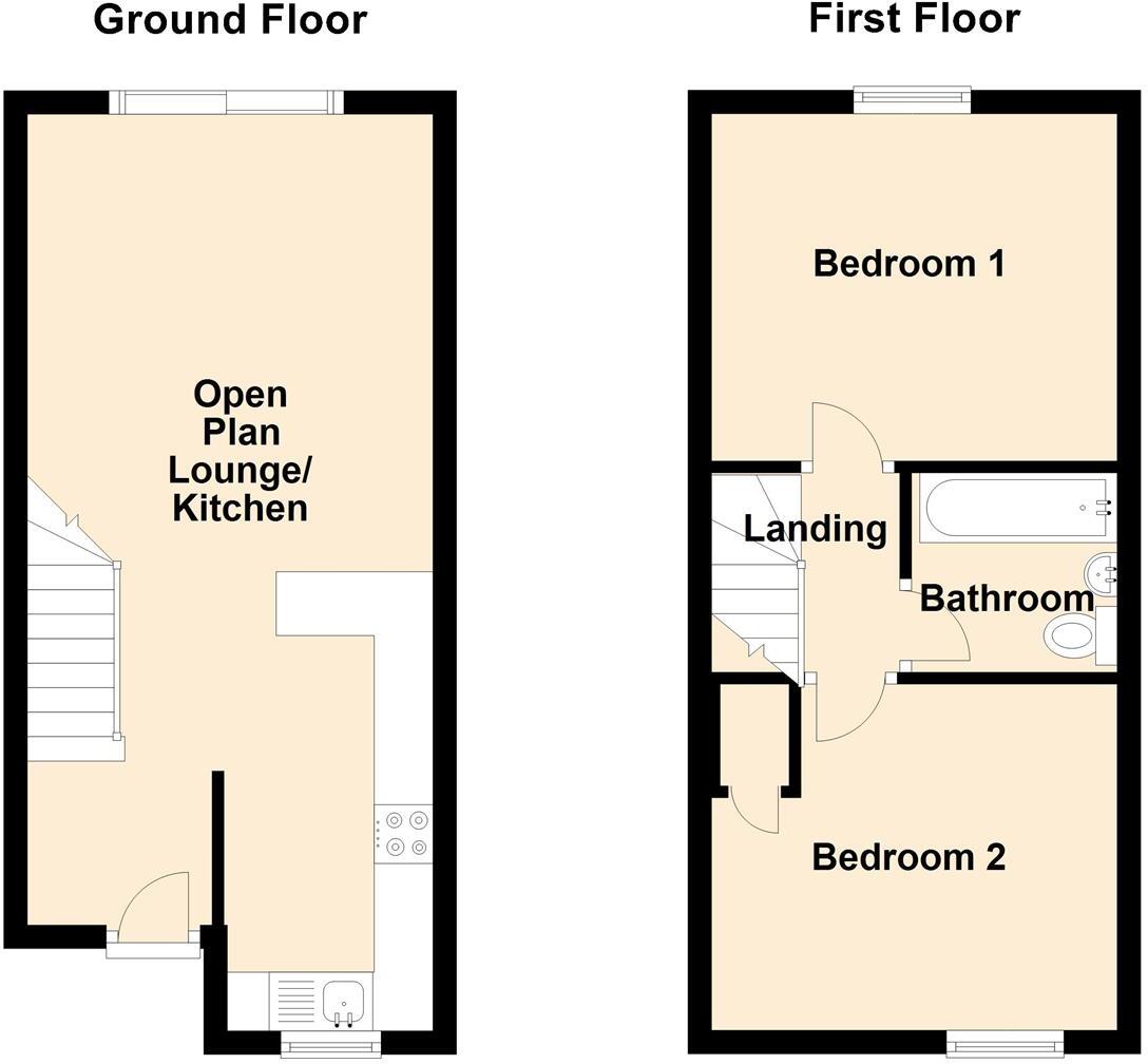 Stephenson Close, Conwy floorplan
