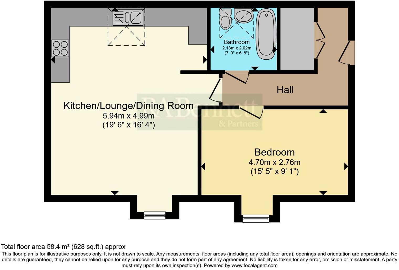 Vale Road, Bishops Cleeve, Cheltenham, Gloucestershire, GL52 floorplan