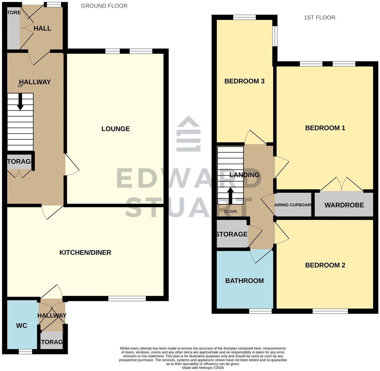 Lessingham, Orton Brimbles, Peterborough, Cambridgeshire, PE2 floorplan
