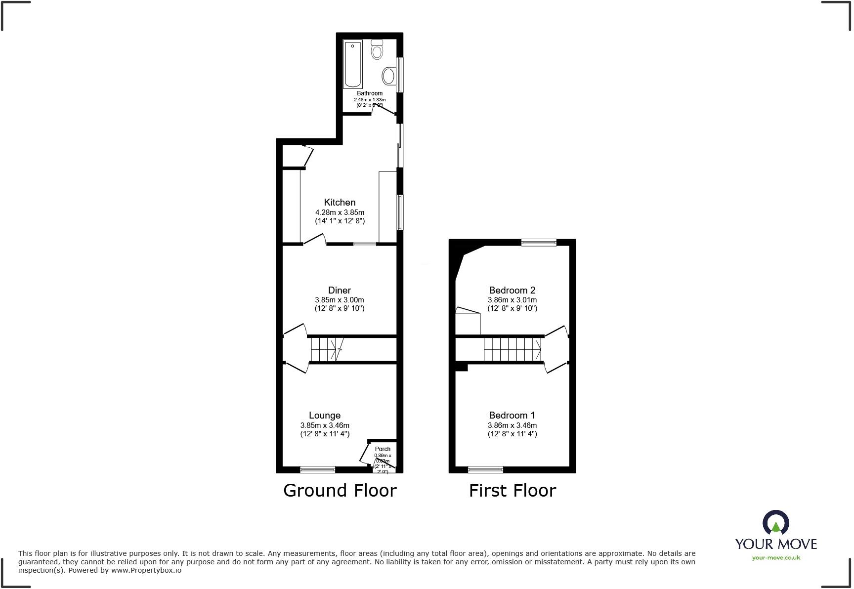 Princes Road, Hextable, Swanley, Kent, BR8 floorplan