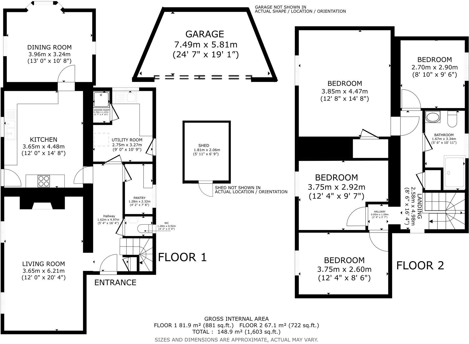 Bampton Road, Black Bourton, OX18 floorplan