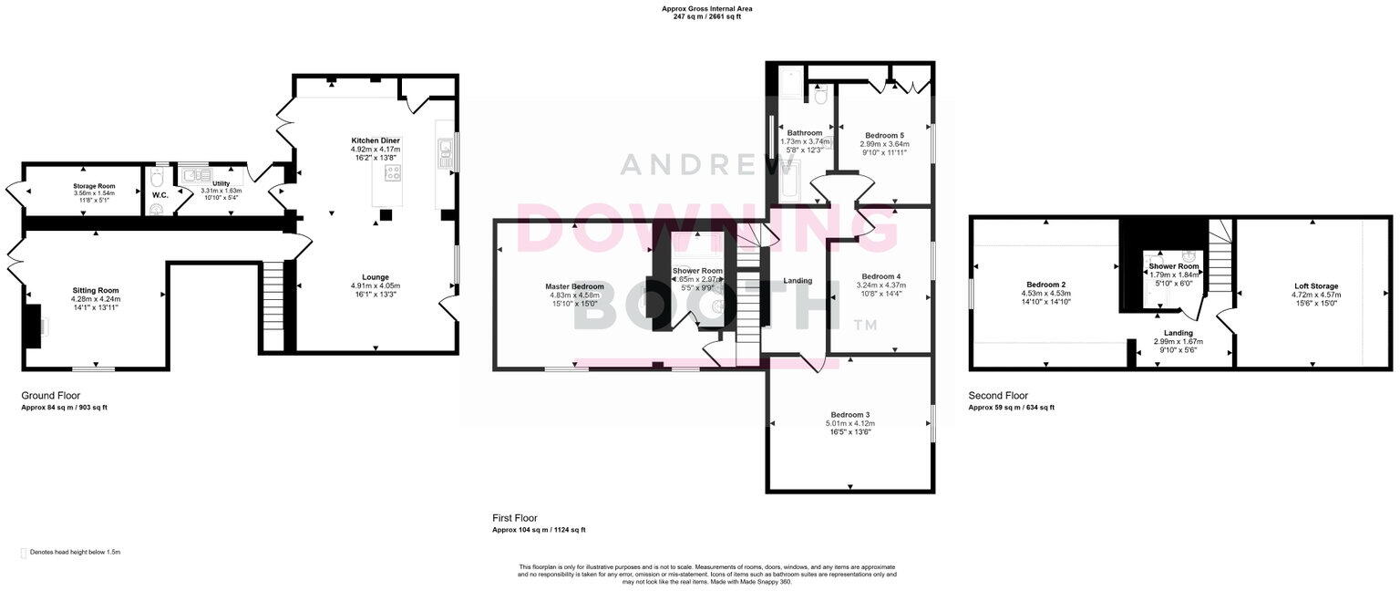 The Old Post House, Sudbury Road, Yoxall, Burton-On-Trent, DE13 8NA floorplan