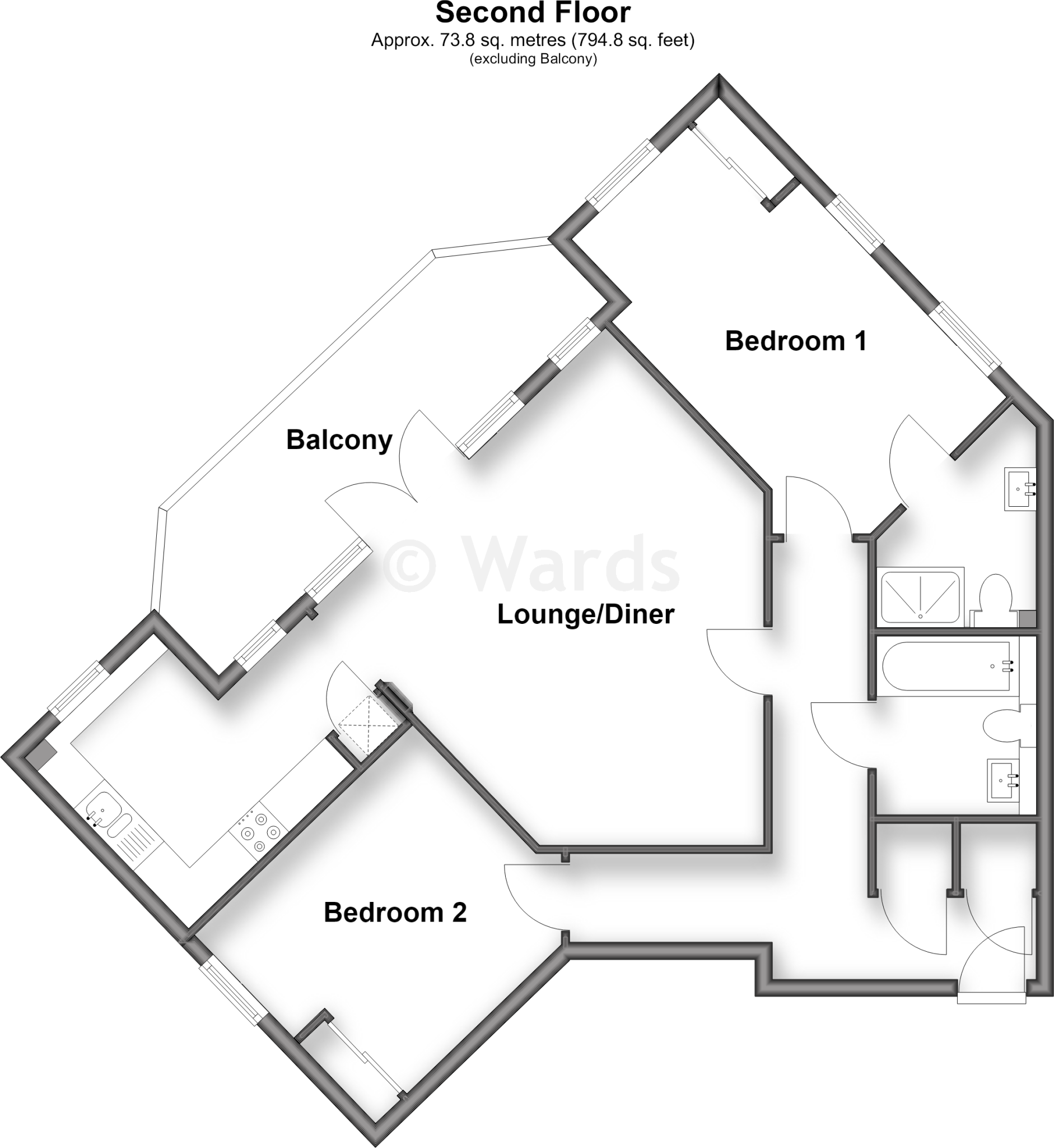 Alexander Grove, Kings Hill, Kent floorplan