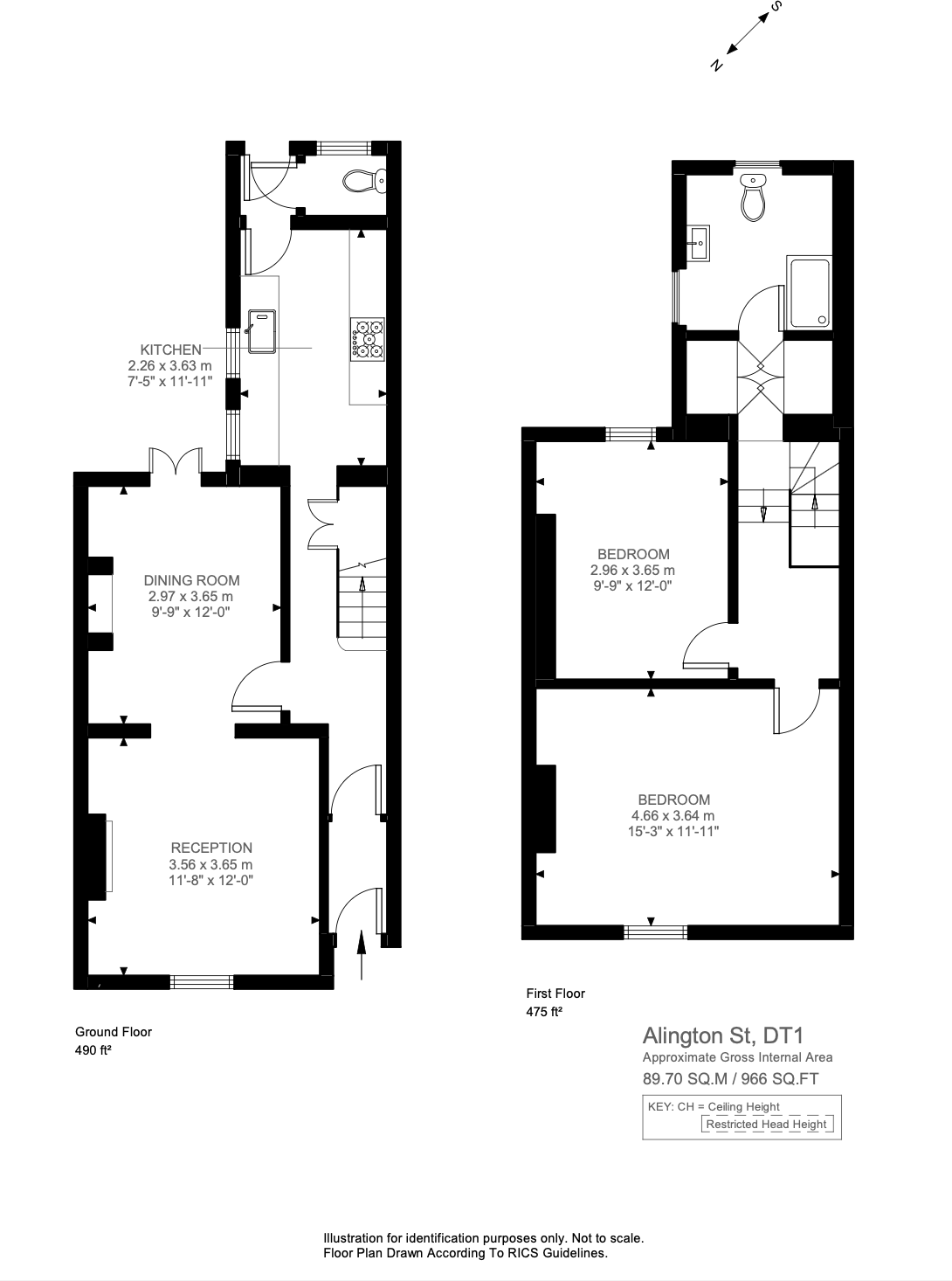 Alington Terrace, Dorchester, DT1 1JS floorplan
