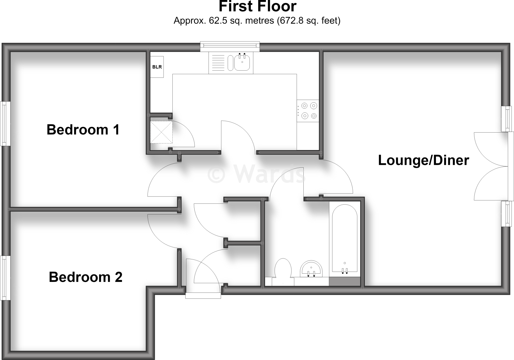 Royal Crescent, Kings Hill, Kent floorplan