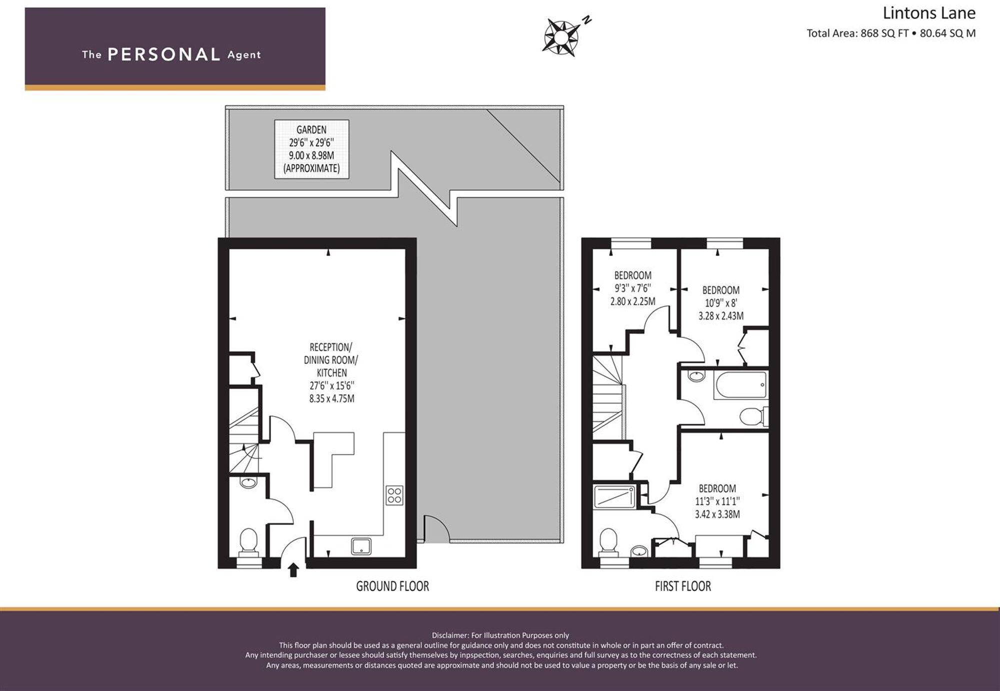 Lintons Lane, Epsom, KT17 floorplan
