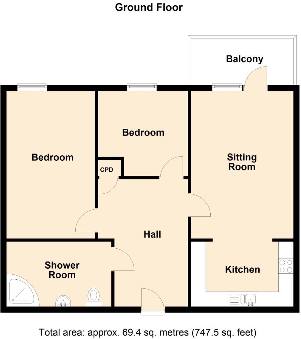 Queensway, Leamington Spa floorplan