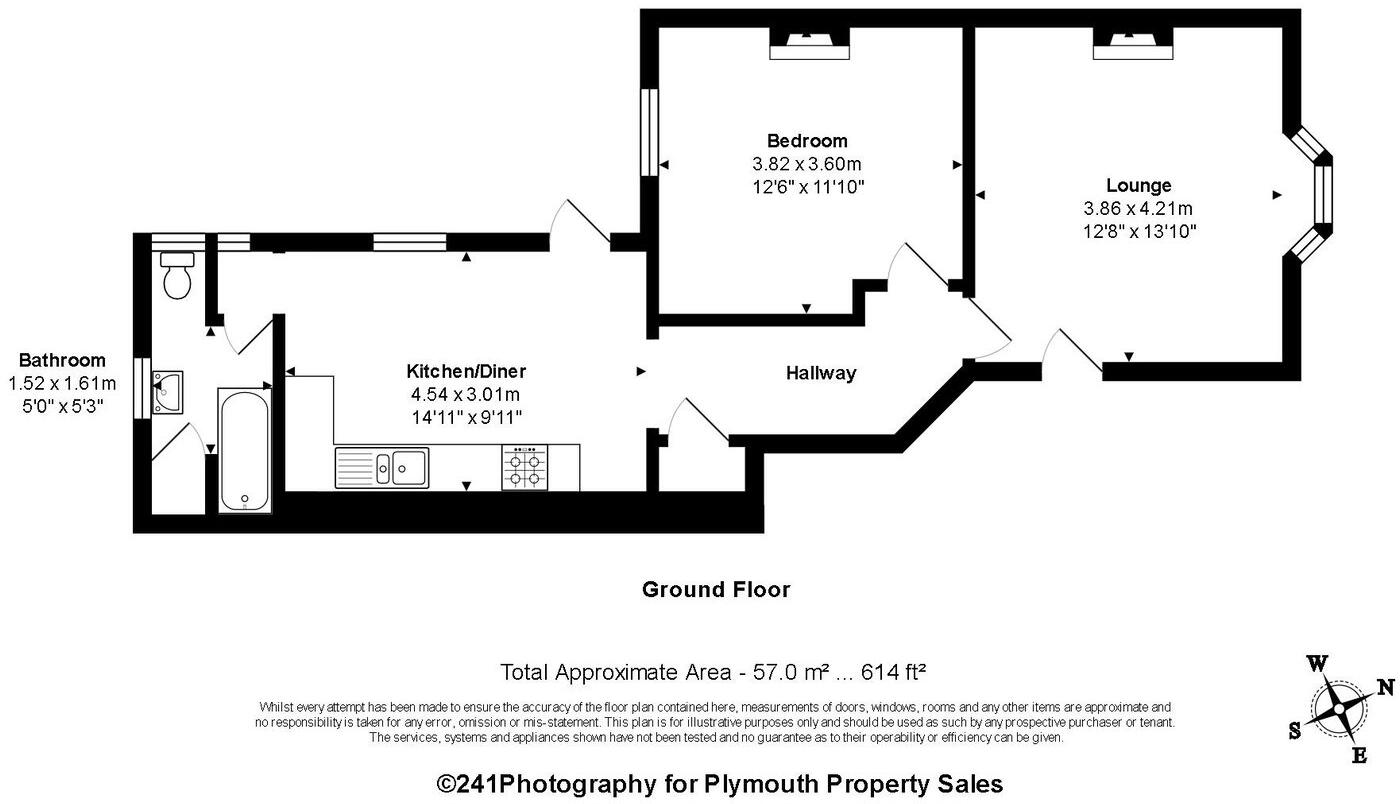 Cotehele Avenue, Prince Rock, Plymouth, PL4 9NG floorplan