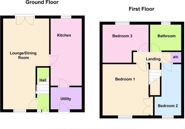 Croyde Avenue, Corby floorplan