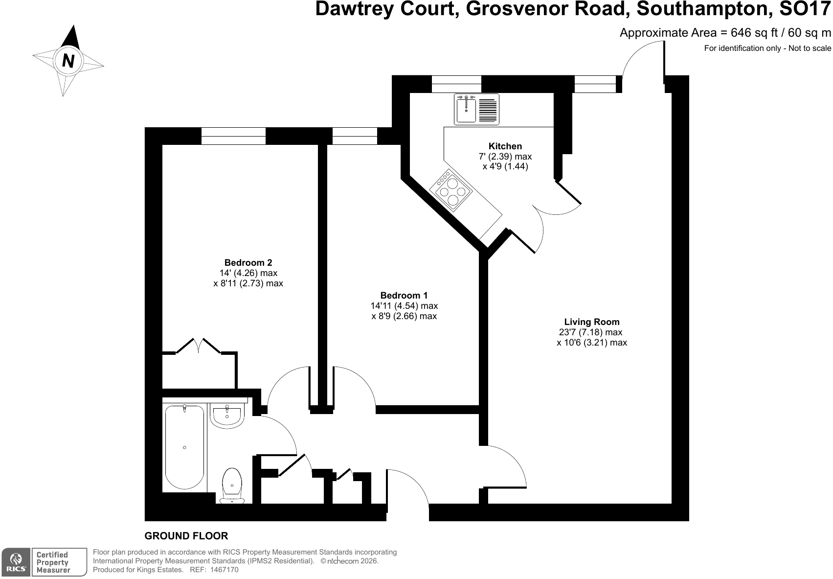Grosvenor Road, Southampton floorplan