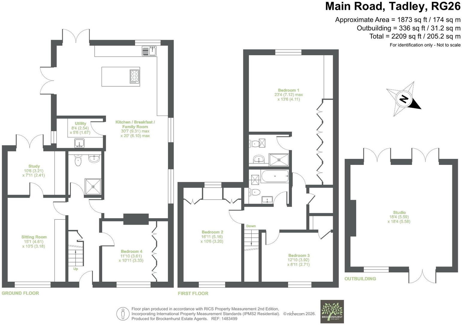Main Road, Tadley RG26 3NJ floorplan