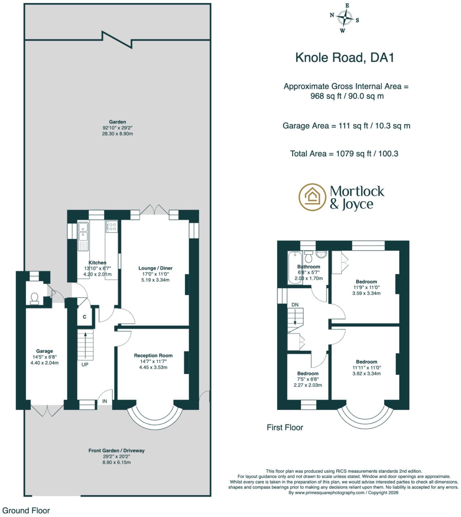 Knole Road, Dartford, Kent, DA1 3JN floorplan