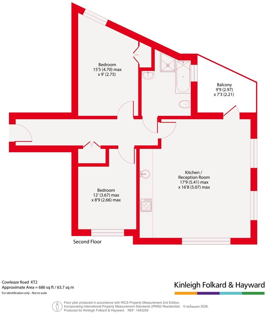 Cowleaze Road, Kingston Upon Thames, KT2 floorplan