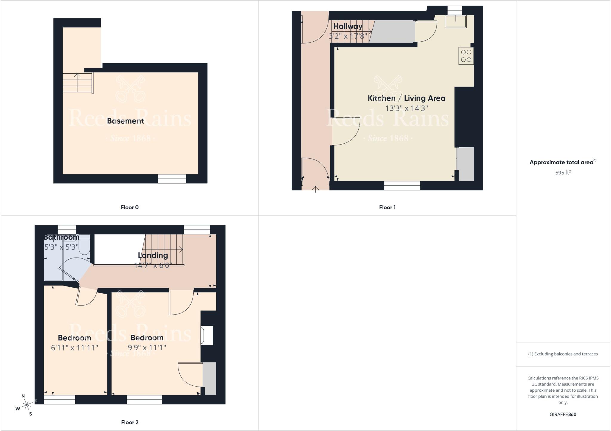 Red Hills Terrace, Durham City, Durham, DH1 floorplan