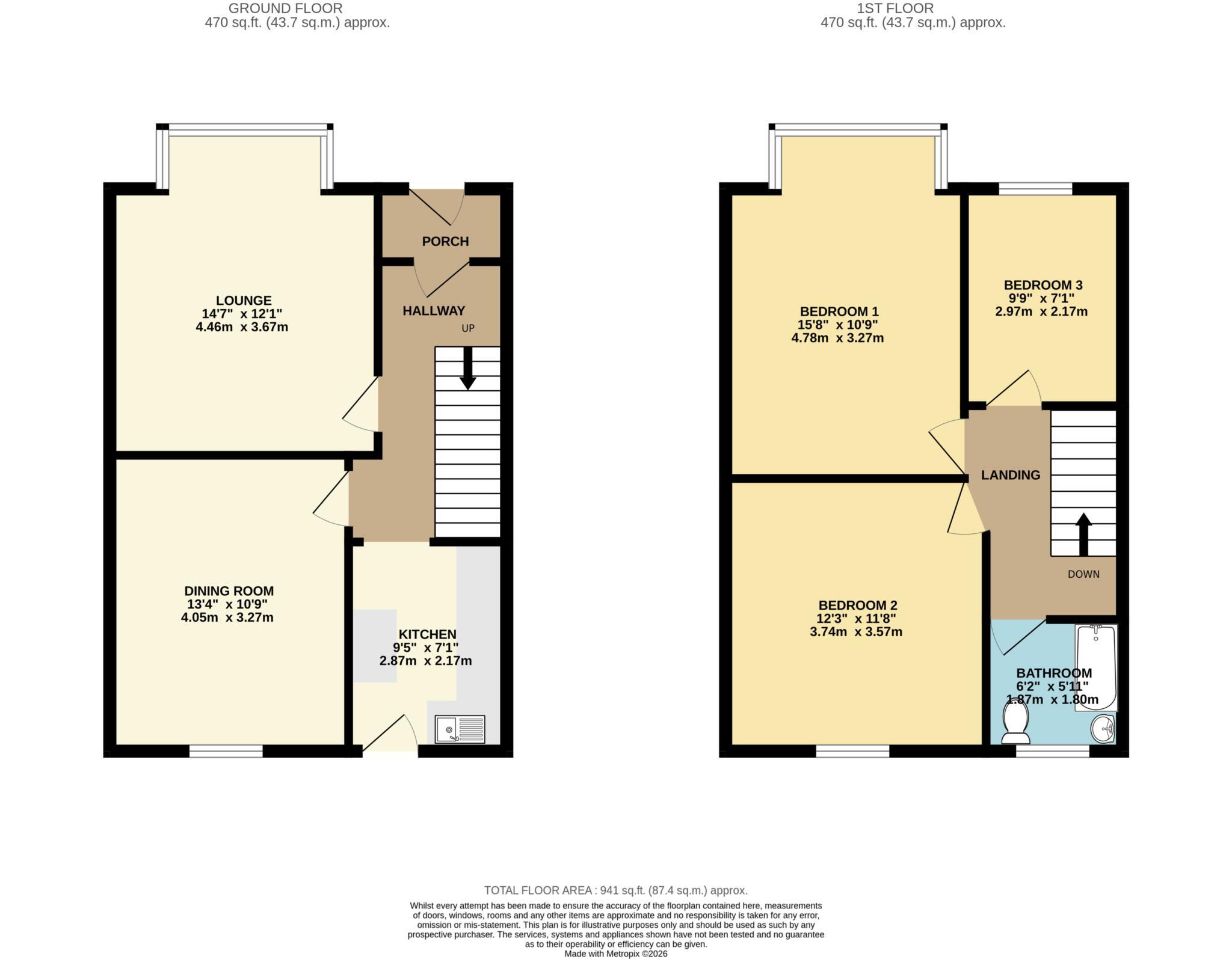 Silverdale Road, Bebington floorplan