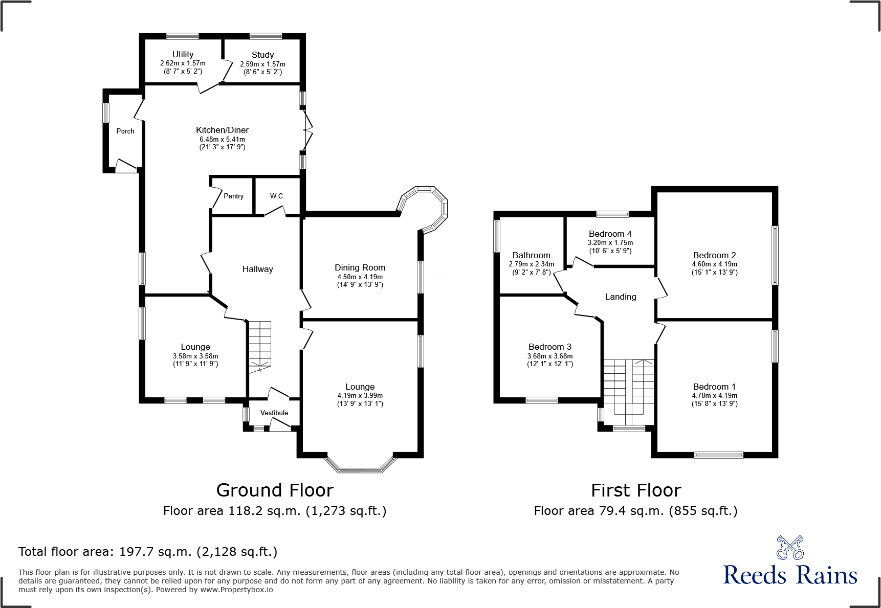 Keighley Road, Colne, Lancashire, BB8 floorplan