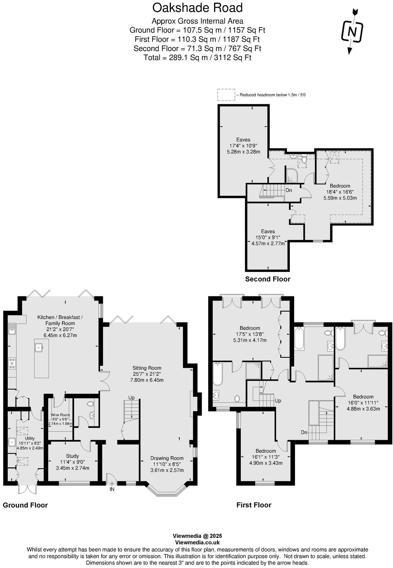 Oakshade Road, Oxshott, Leatherhead, KT22 floorplan