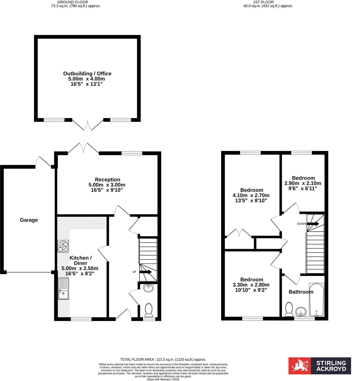 Halifax Close, Guildford, Surrey, GU3 floorplan