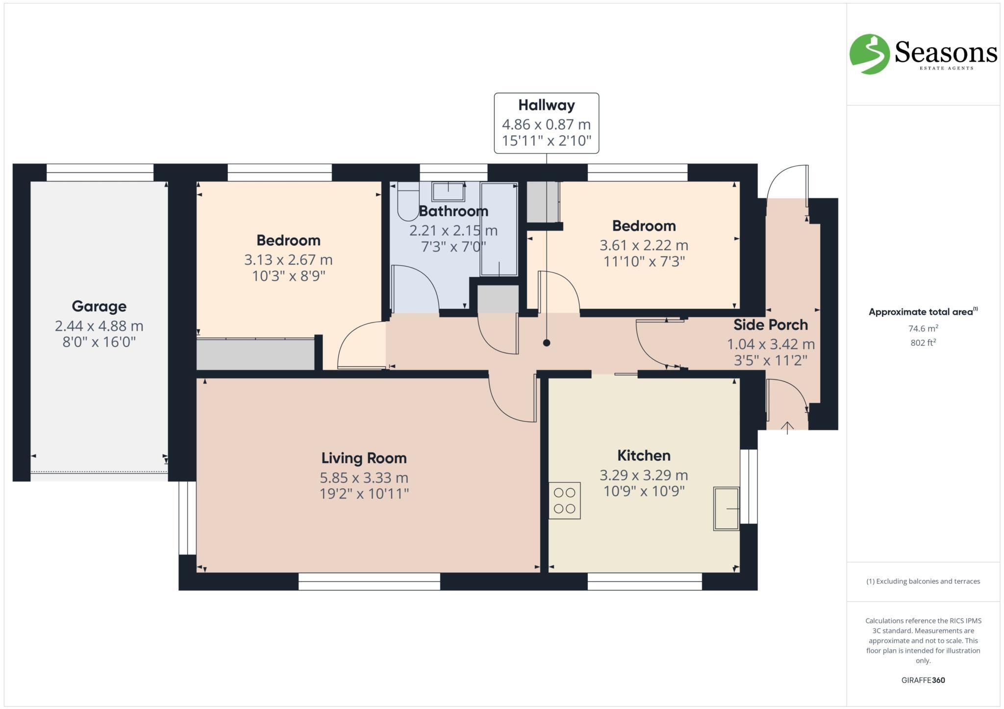 Bodrigan Road, East Looe floorplan