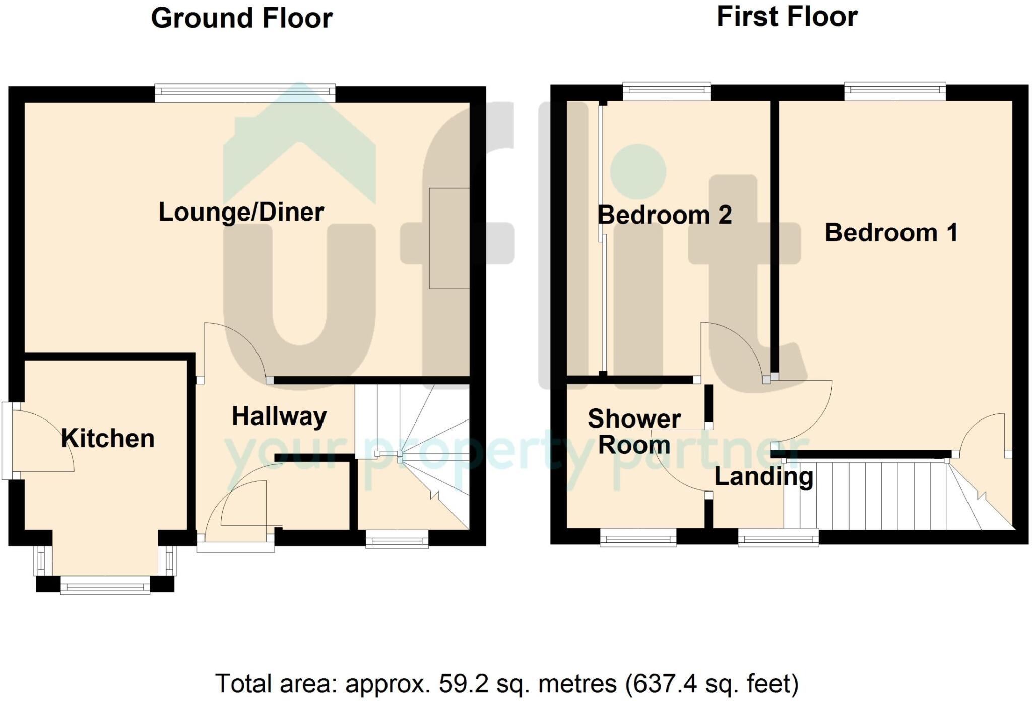 Manvers Road, Swallownest S26 4UB floorplan
