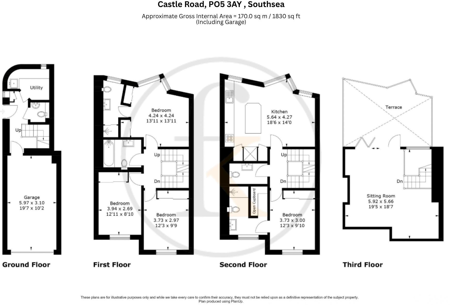 Castle Road, Southsea floorplan