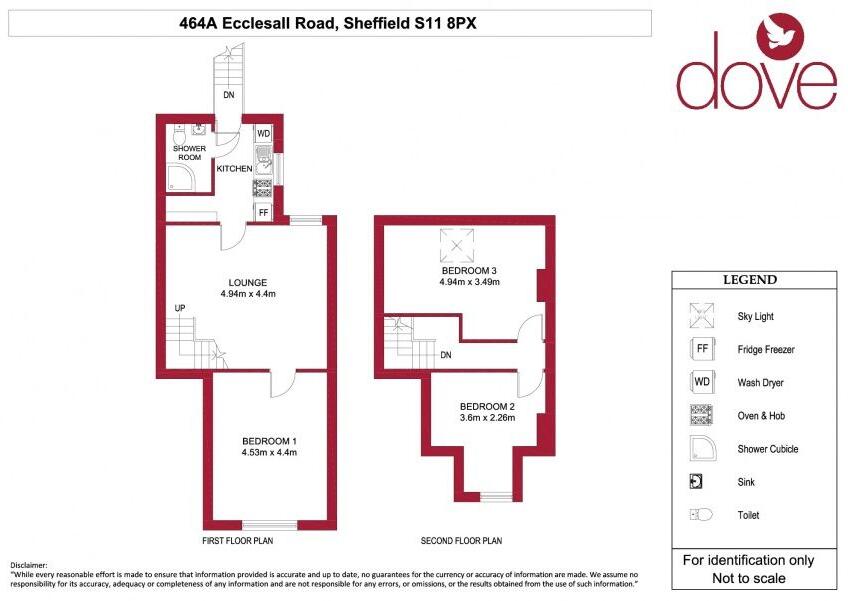464A Ecclesall Road, Sheffield floorplan