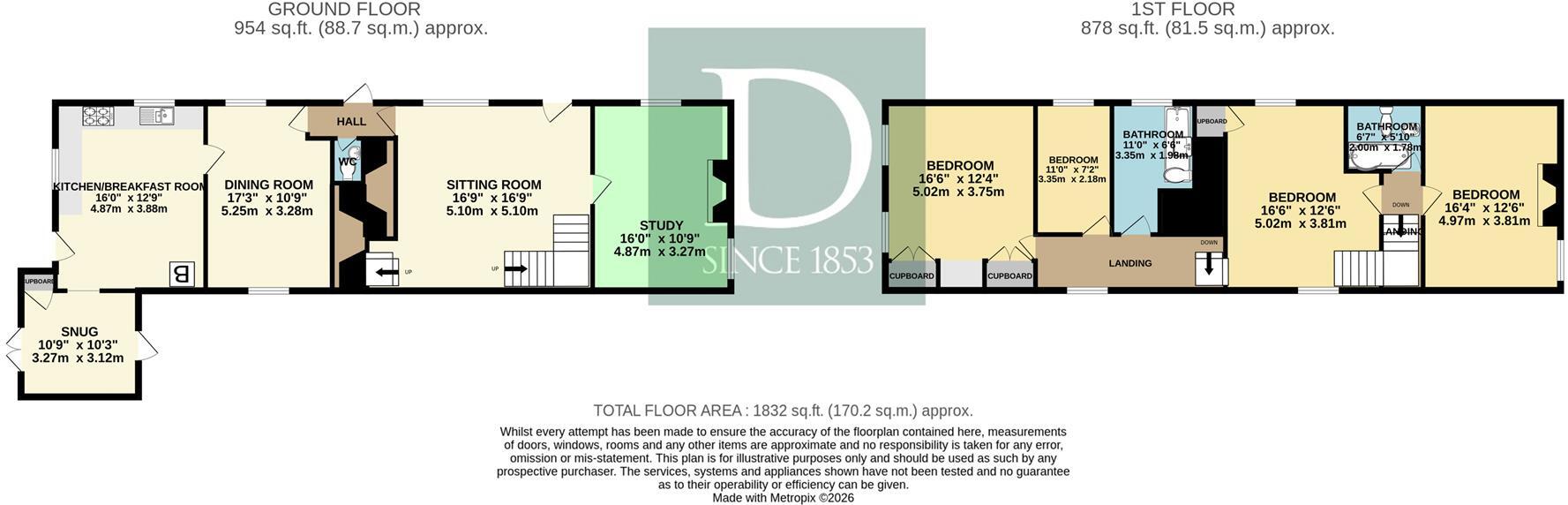 High Road, Needham floorplan