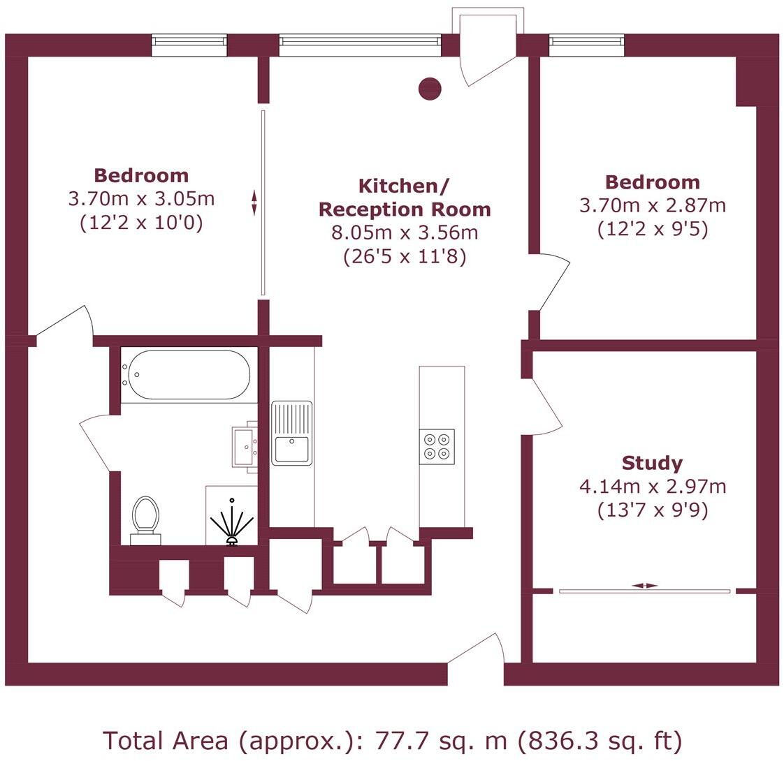 Hallings Wharf Studios, 1 Channelsea Road, Stratford, London, E15 floorplan
