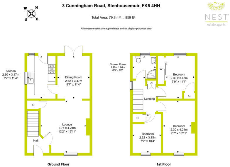 Cunningham Road, Stenhousemuir floorplan