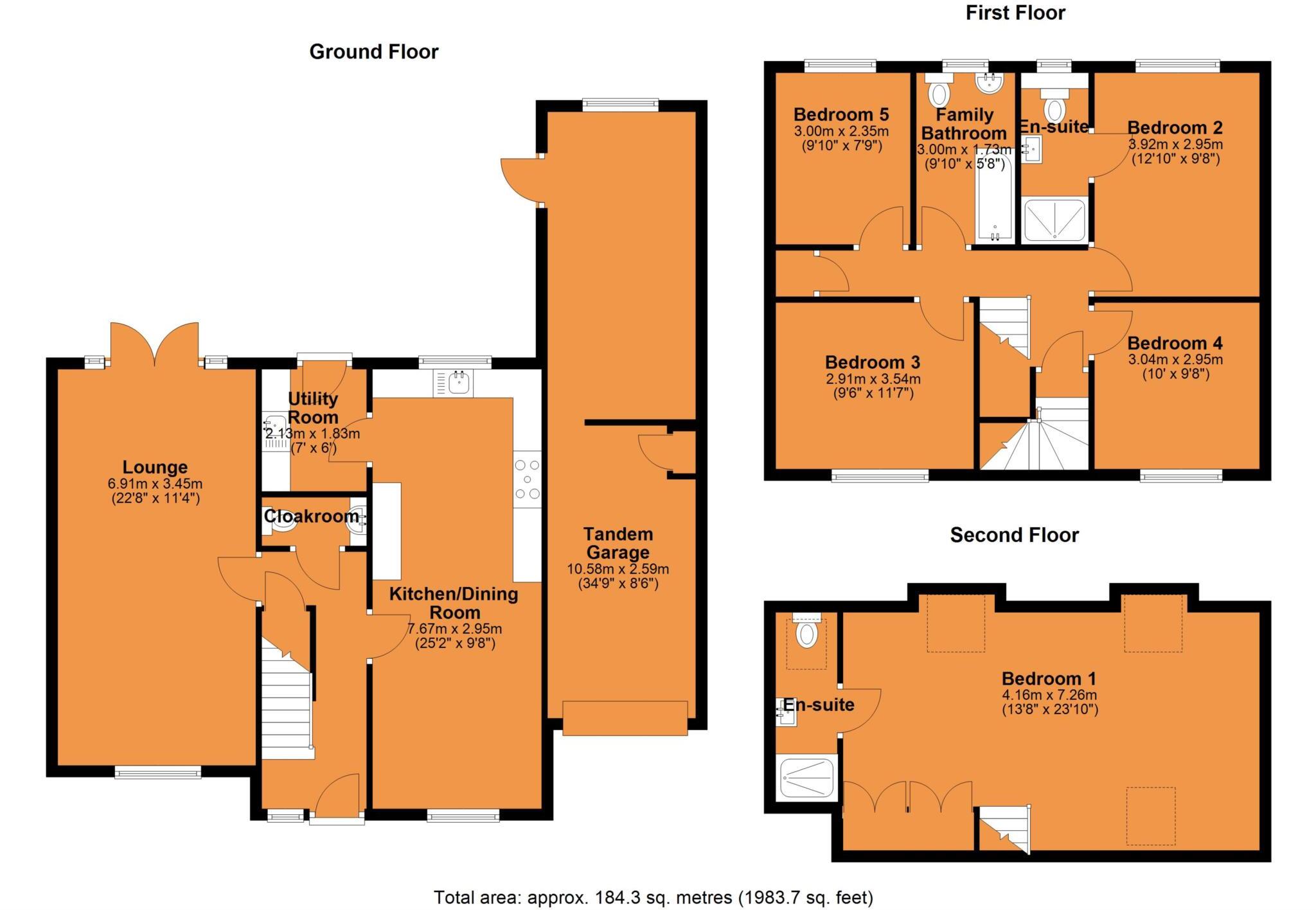 Foxfield Place, Long Lawford floorplan