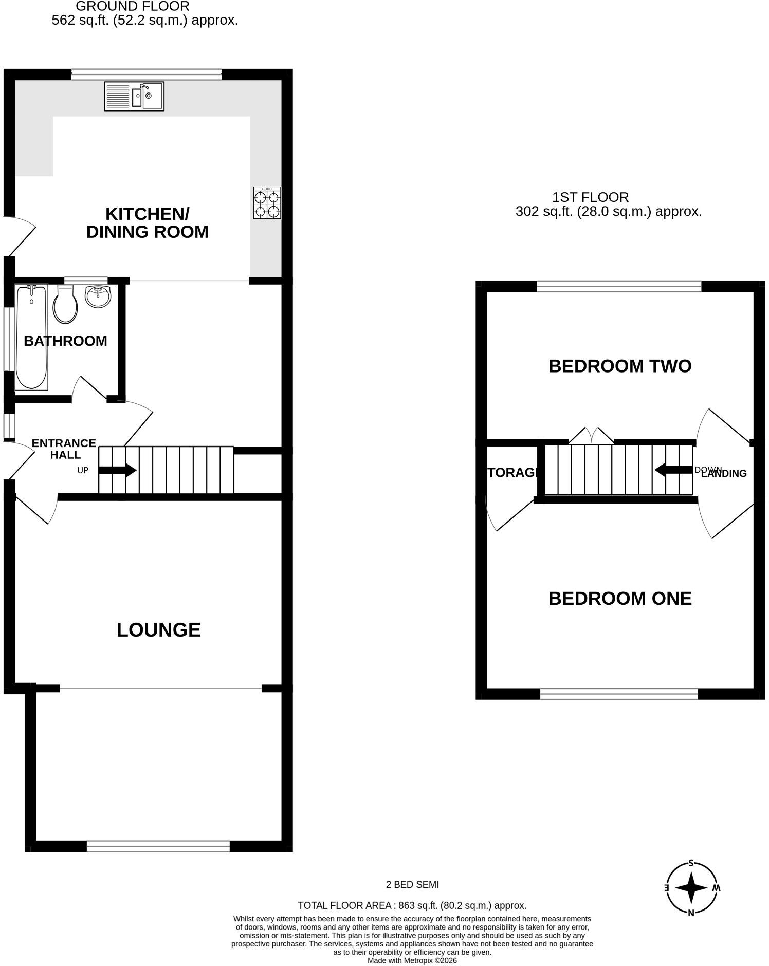 Simmer Piece, Fenstanton, Huntingdon, Cambridgeshire, PE28 floorplan