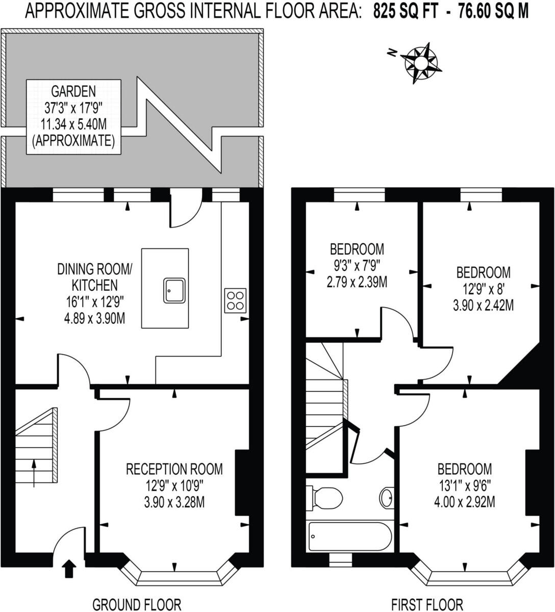 Jesmond Road, Croydon floorplan