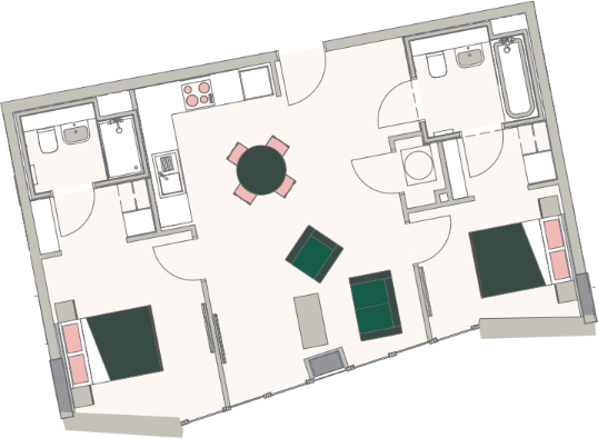 Vox, Trentham Street, M15 floorplan
