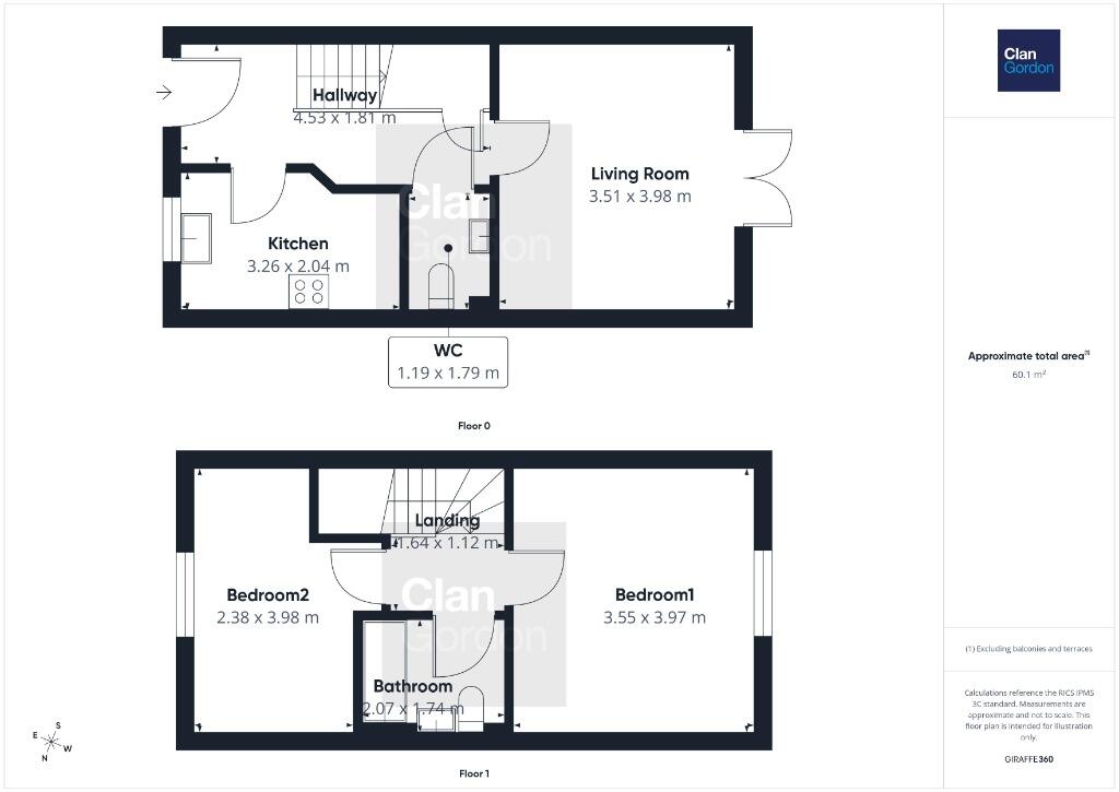 Niven Way, Maybury, Edinburgh, EH12 floorplan