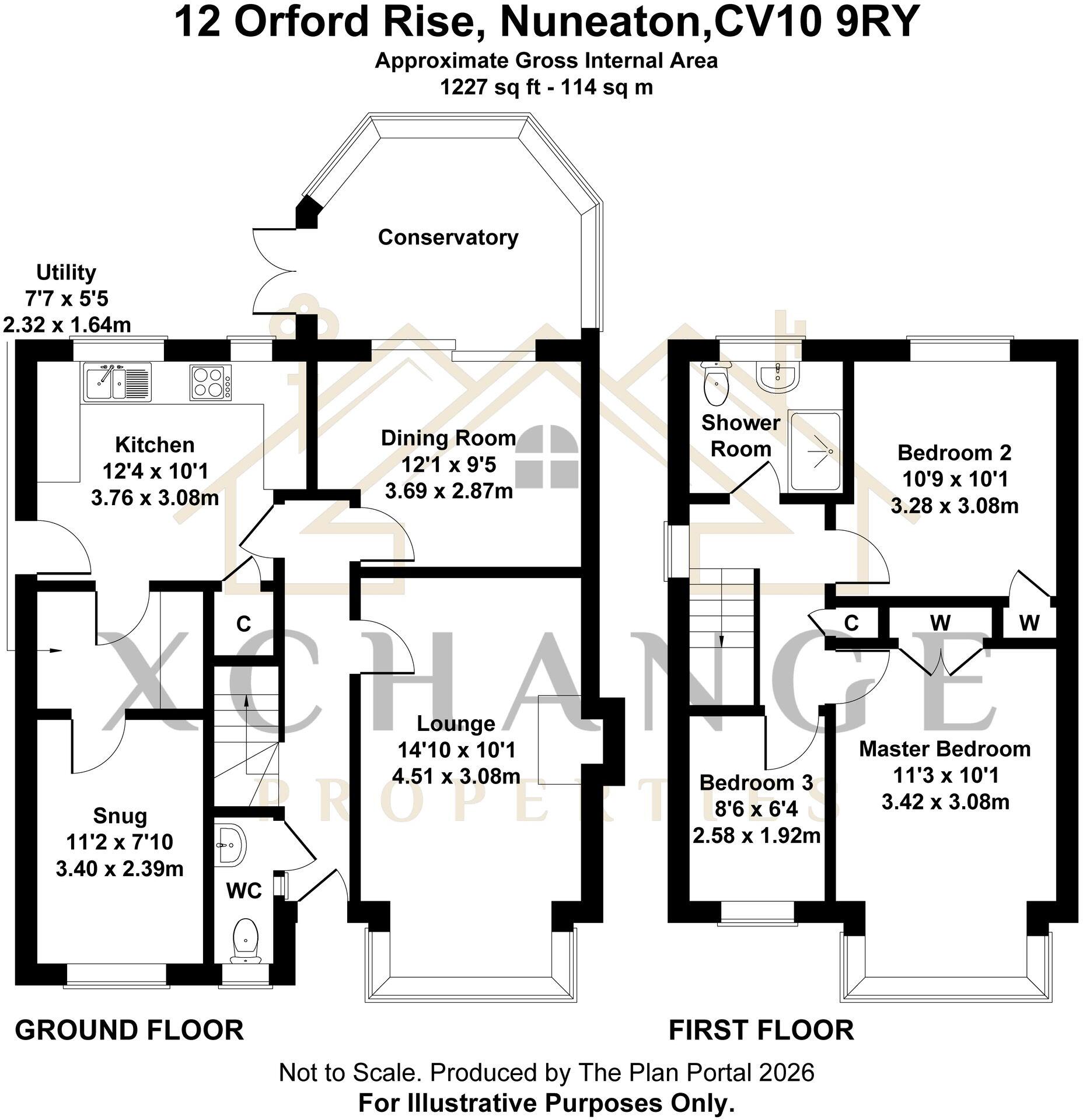Orford Rise, Galley Common, CV10 floorplan
