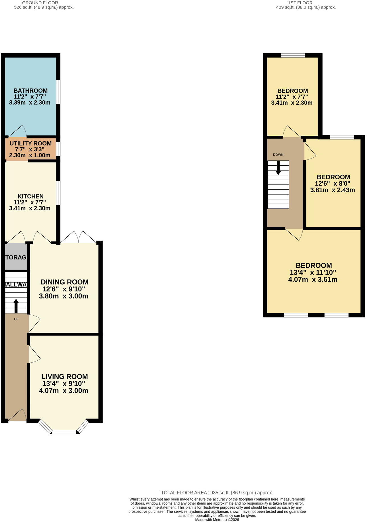 Rochester Road,Lowestoft,NR33 0JR floorplan
